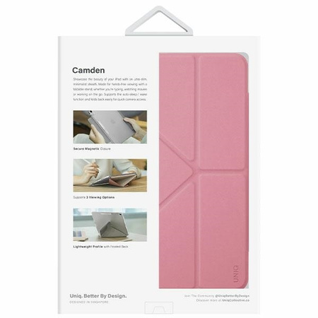 Schutzhülle IPAD 10.9 2022 UNIQ Camden Antimicrobial rosa