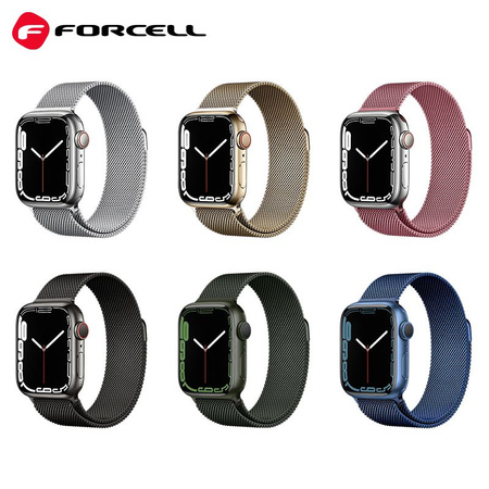 FORCELL F-DESIGN FA03 pasek / opaska do Apple Watch 38/40/41mm niebieska