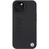 BMW Leather Hot Stamp case for iPhone 15 - black