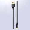 Ugreen 5-pinowy pozłacany  kabel USB - mini USB 0,5m czarny (US132)