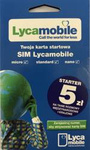 Lycamobile - karta SIM 5 zł na koncie do wykorzystania