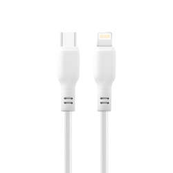 Maxlife kabel MFi MXUC-10 USB-C - Lightning 1,0 m 27W biały