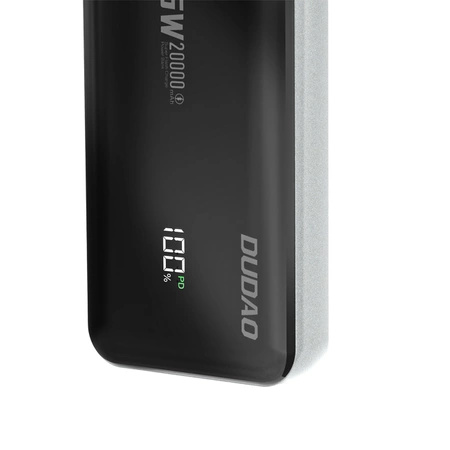 Dudao K65 Powerbank with USB-A / USB-C Display 20000mAh 65W - Black