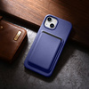 iCarer Case Leather Genuine Leather Case Cover for iPhone 14 Light Purple (WMI14220705-LP) (MagSafe Compatible)