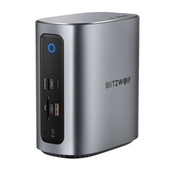 Docking Station 17w1 Blitzwolf BW-TH15 2xHD+DP+4xC+3xUSB 3.0+USB 3.1+C 3.2+C PD+RJ45+micro SD+SD+3,5mm Audio