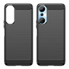 Carbon Case case for Infinix Hot 20 flexible silicone carbon cover black