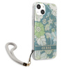 Schutzhülle IPHONE 13 Guess Hardcase Flower Strap (GUHCP13MHFLSN) grün