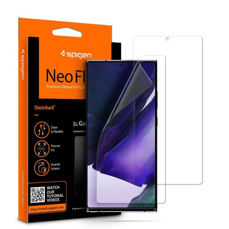 Folia ochronna SAMSUNG GALAXY NOTE 20 ULTRA Spigen Neo Flex HD 2 sztuki