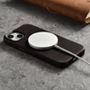 iCarer Case Leather genuine leather case for iPhone 14 Plus braun (WMI14220703-BN) (MagSafe compatible)