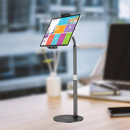 Wozinsky stand for tablet and phone on the desk black (WTHBK4)