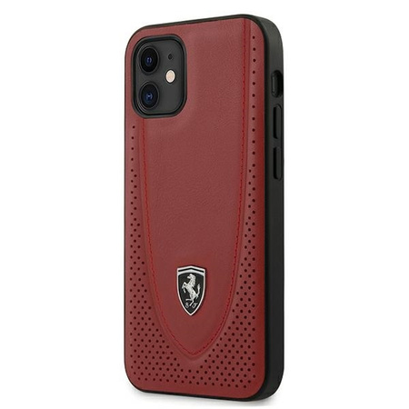 Ferrari FEOGOHCP12SRE iPhone 12 mini 5,4" czerwony/red hardcase Off Track Perforated