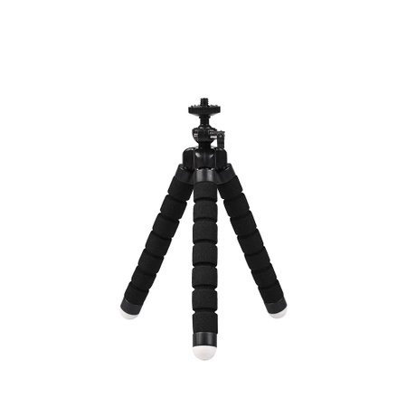 A tripod for a phone and a selfie camera with a tripod