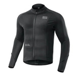 Rockbros 15400002005 long sleeve cycling jersey autumn/winter XXL - black