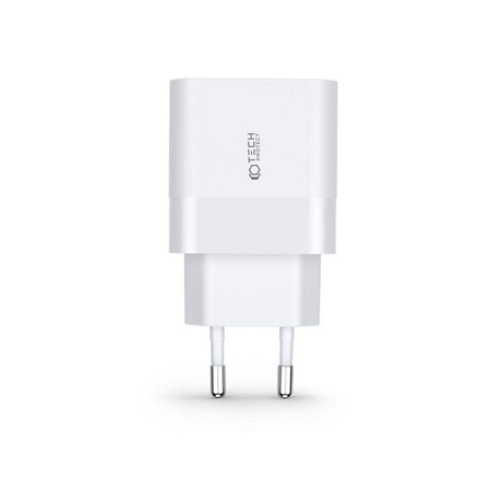 Charger 30W USB QC3.0 + USB-C PD Tech-Protect C30W white