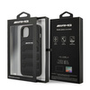 AMG AMHCP13SGSEBK iPhone 13 mini 5,4" czarny/black hardcase Leather Debossed Lines