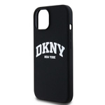 DKNY DKHMN61SNYACH iPhone 11 / Xr 6.1" czarny/black hardcase Liquid Silicone White Printed Logo MagSafe