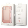 Guess Translucent Pearl Strap - Etui iPhone 14 Plus (różowy)