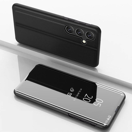 Clear View Case Hülle für Samsung Galaxy A54 5G Flip Cover schwarz