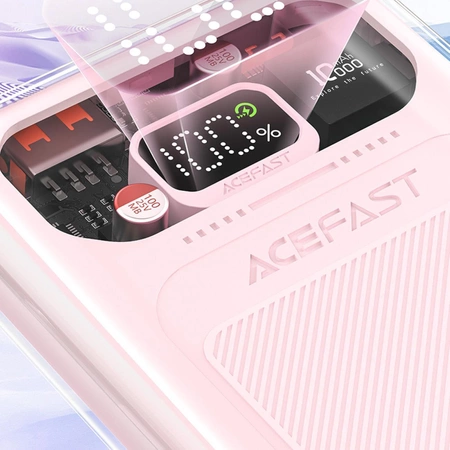 Acefast powerbank 10000mAh Sparkling Series fast charging 30W pink (M1)