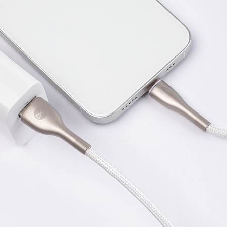 Forever kabel Sleek USB - USB-C 1,0 m 3A biały