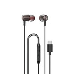 Dudao X1PROT in-ear wired USB-C headphones 1.2 m - black