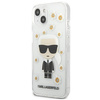 Karl Lagerfeld KLHCP13SHFLT iPhone 13 mini 5,4" przezroczysty/transparent Flower Ikonik Karl