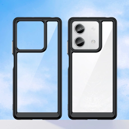 Outer Space Case with gel frame for Xiaomi Redmi Note 13 5G - black