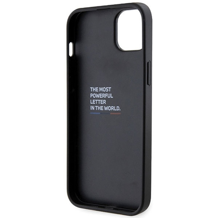 Case BMW BMHCP14M22GSLK iPhone 14 Plus 6.7&quot; black/black hardcase Grip Hot Stamp