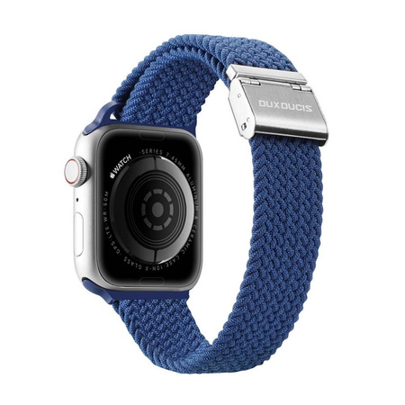 Dux Ducis Strap (Mixture II Version) strap for Apple Watch Ultra, SE, 8, 7, 6, 5, 4, 3, 2, 1 (49, 45, 44, 42 mm) braided bracelet blue