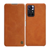 Nillkin Qin Case Case für Xiaomi Poco M4 Pro 5G Kameraschutz Holster Cover Flip Cover Braun