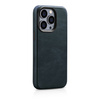 iCarer Oil Wax Premium Leather Case iPhone 14 Pro Max Magnetic Leather Case with MagSafe Dark Blue (WMI14220704-BU)