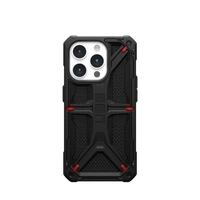 UAG Monarch - Schutzhülle für iPhone 15 Pro (Kevlar schwarz)