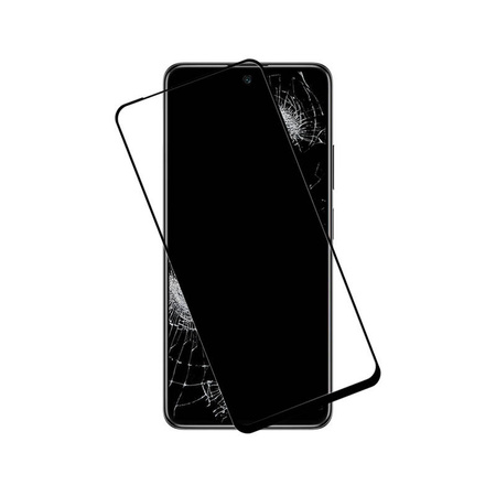 Crong 7D Nano Flexible Glass - Niepękające szkło hybrydowe 9H na cały ekran Xiaomi POCO M4 Pro 5G