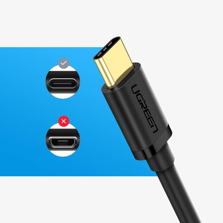 Ugreen adapter przejściówka kabel OTG z USB 3.0 na USB Typ C czarny (30701)