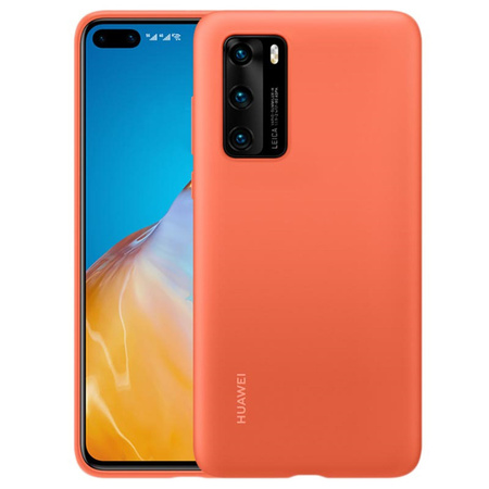 Futerał oryginalny do Huawei P40 - Silicone Protective Case (51993725) POMARAŃCZOWY