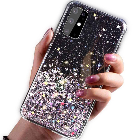 Etui XIAOMI 12 5G / 12X 5G Brokat Cekiny Glue Glitter Case czarne