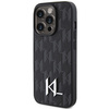 Karl Lagerfeld nakładka do iPhone 15 Pro Max 6,7" KLHCP15XPKLPKLK czarna HC Hot Stamp Monogram KL Metal Logo