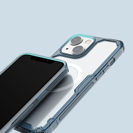 Nillkin Nature Pro Panzerhülle mit MagSafe für iPhone 15 Plus – blau