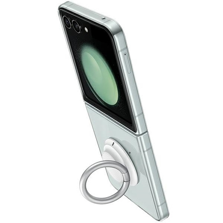 Silikon-Gadget-Hülle für Samsung Galaxy Z Flip 5 + USB-C-25-W-Ladegerät – transparent