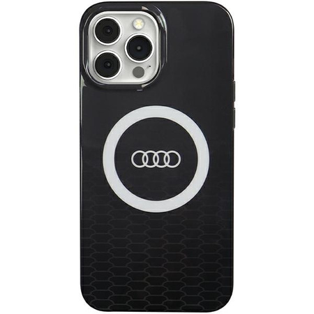 Audi IML Big Logo MagSafe Case iPhone 13 Pro / 13 6.1" czarny/black hardcase AU-IMLMIP13P-Q5/D2-BK