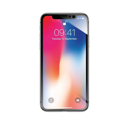 Forcell Flexible 5D - szkło hybrydowe do iPhone X/Xs czarny