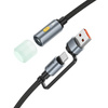 HOCO kabel USB A / Typ C do LED light UA38C czarny