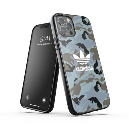 Original Case IPHONE 12 / 12 PRO Adidas OR Snap Case Camo blue