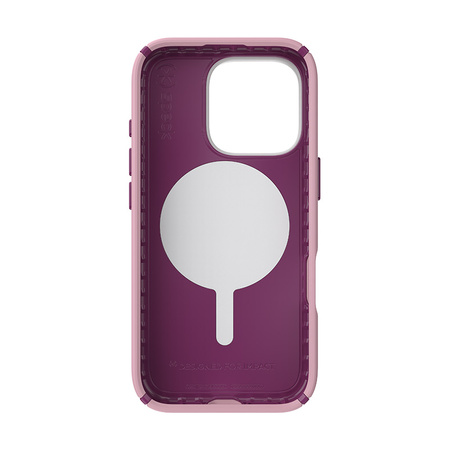 Speck Presidio2 Pro ClickLock & MagSafe - Etui iPhone 16 Pro (Wednesday Pink / Boysenberry Purple / White)