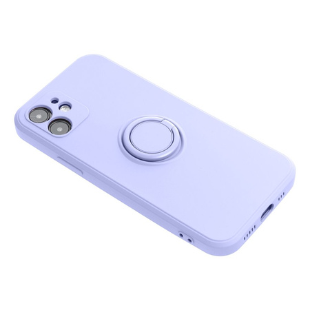 Futerał SILICONE RING do IPHONE 15 PLUS fioletowy