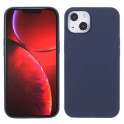 Etui IPHONE 13 Silicone case elastyczne silikonowe granatowe