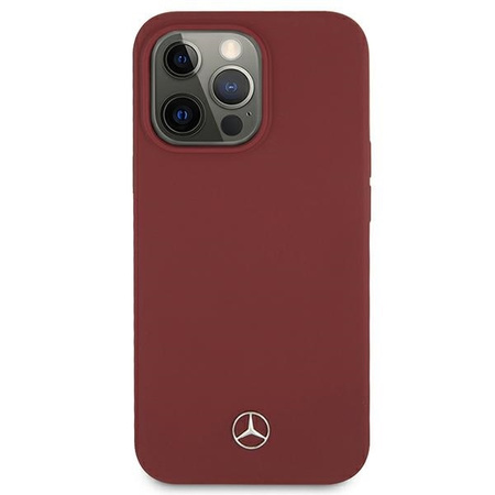 Mercedes MEHCP13LSILRE iPhone 13 Pro / 13 6.1 &quot;red / red hardcase Silicone Line