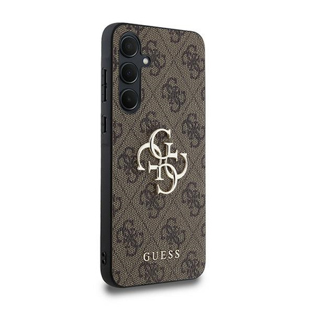 Oryginalne Etui GUESS hardcase 4G Big Metal Logo GUHCSA354GMGBR do Samsung Galaxy A35 brązowy