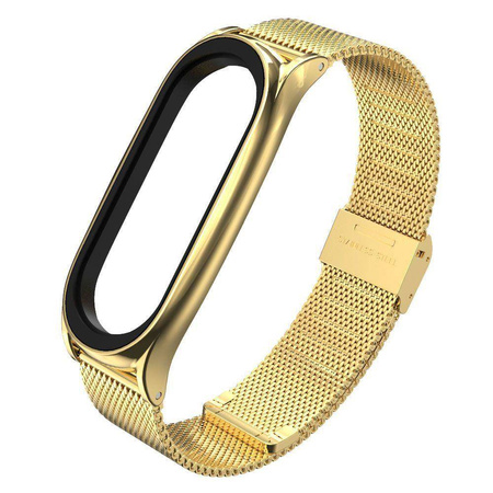 Strap for XIAOMI MI SMART BAND 7 Tech-Protect Milaneseband gold