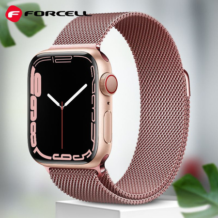 FORCELL F-DESIGN FA03 pasek / opaska do Apple Watch 38/40/41mm różowa